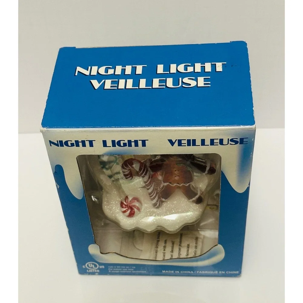 Costco Gingerbread Man Night Light Veilleuse 6